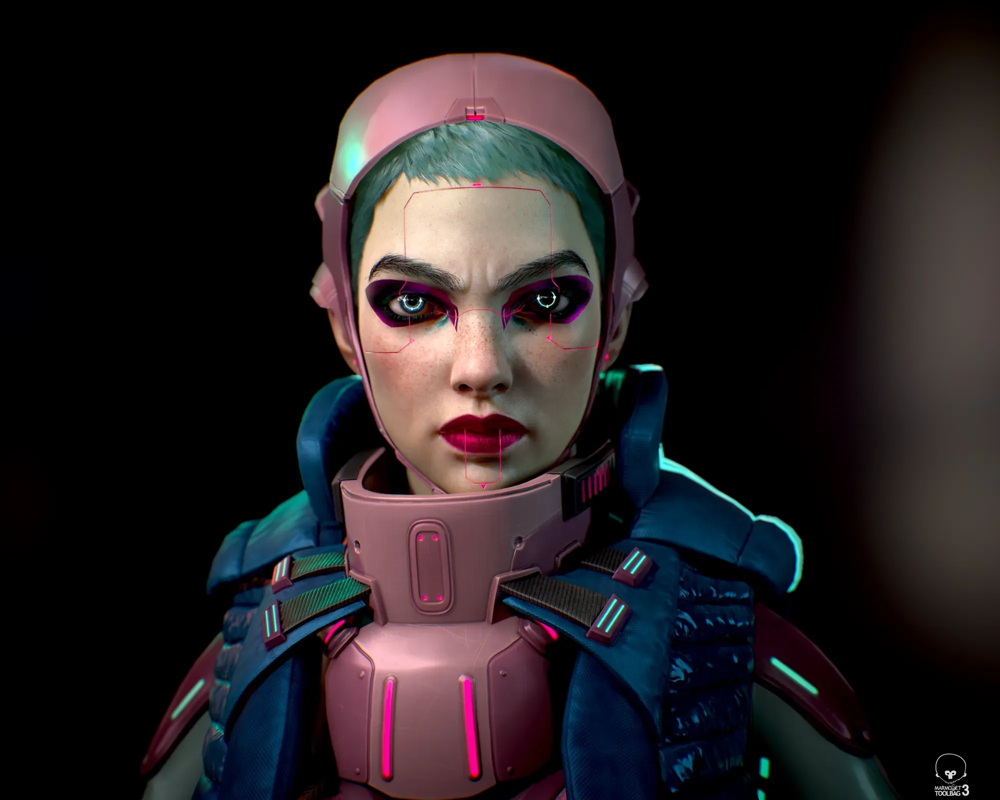 Nyx: character production-ready by Sahana Vijai
