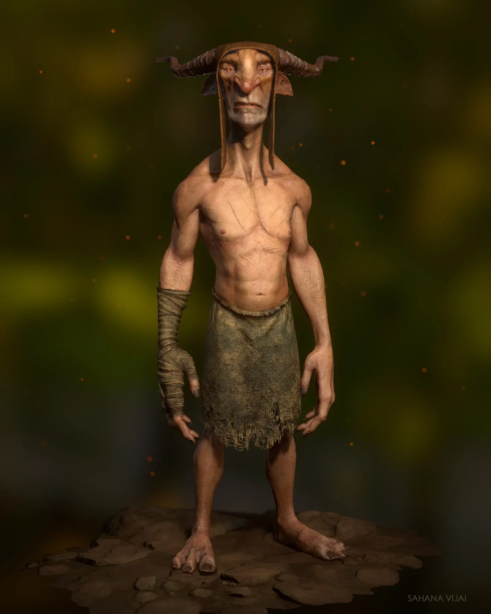 Goblin: character production-ready by Sahana Vijai