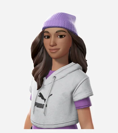 A hairstyle sitting cleanly under a hat